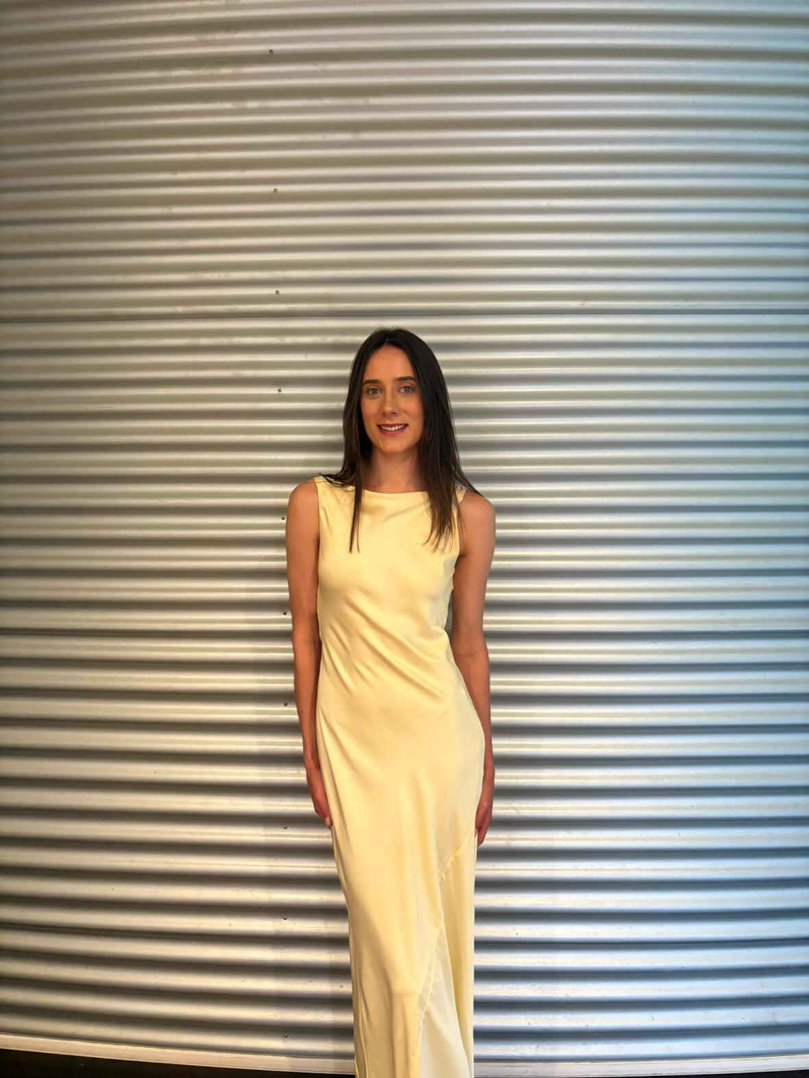 Firebird Cowl Gown - Butter