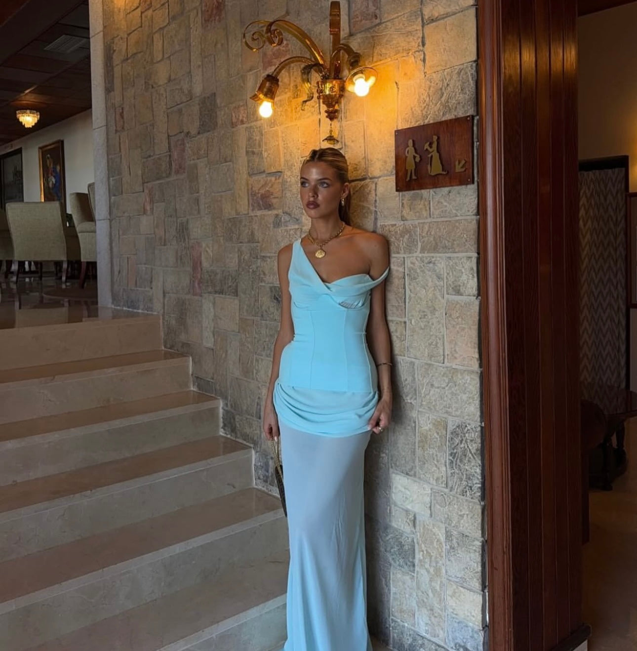 Cadence Gown - Baby Blue