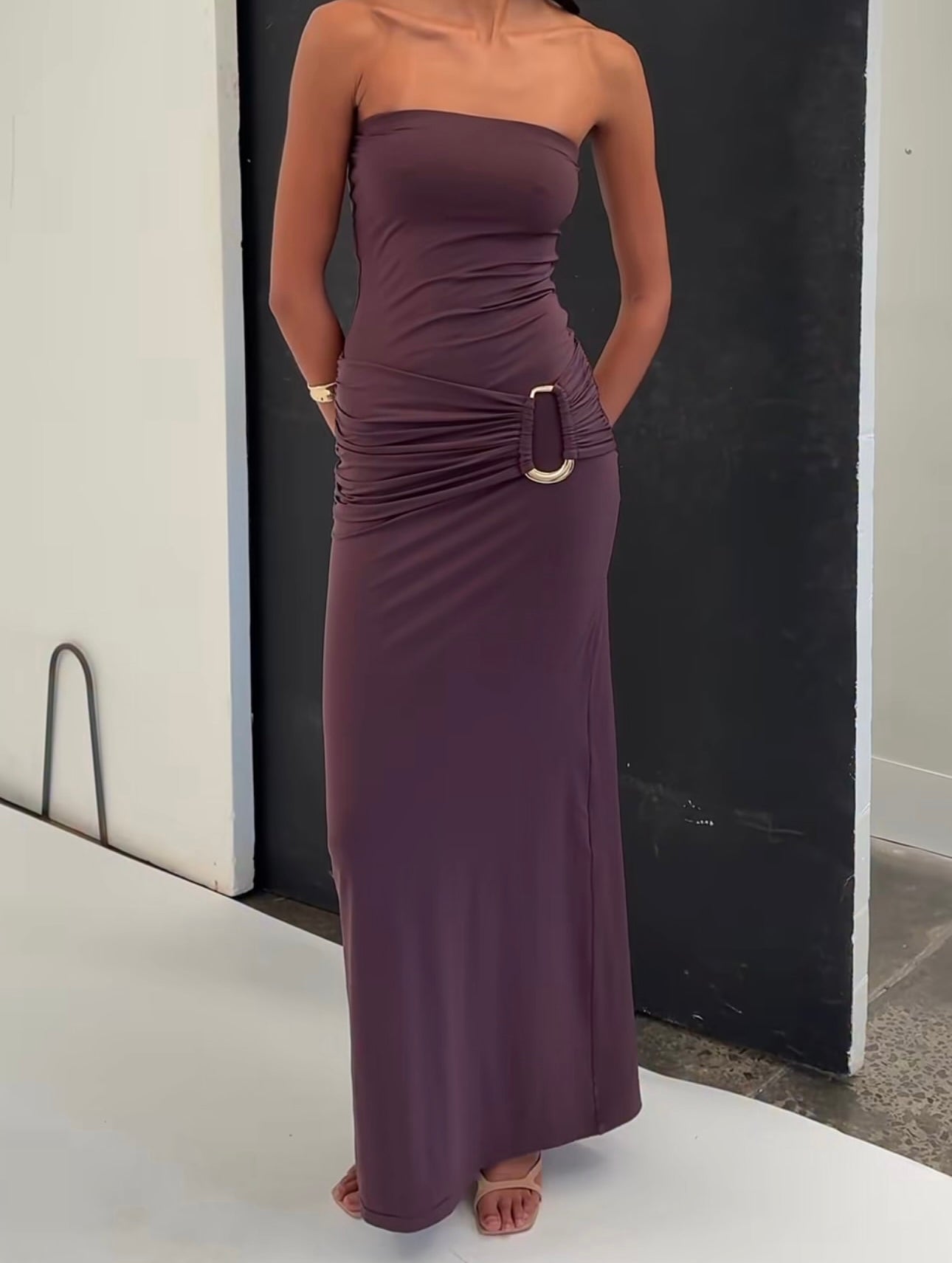 Torin Trim Maxi Dress