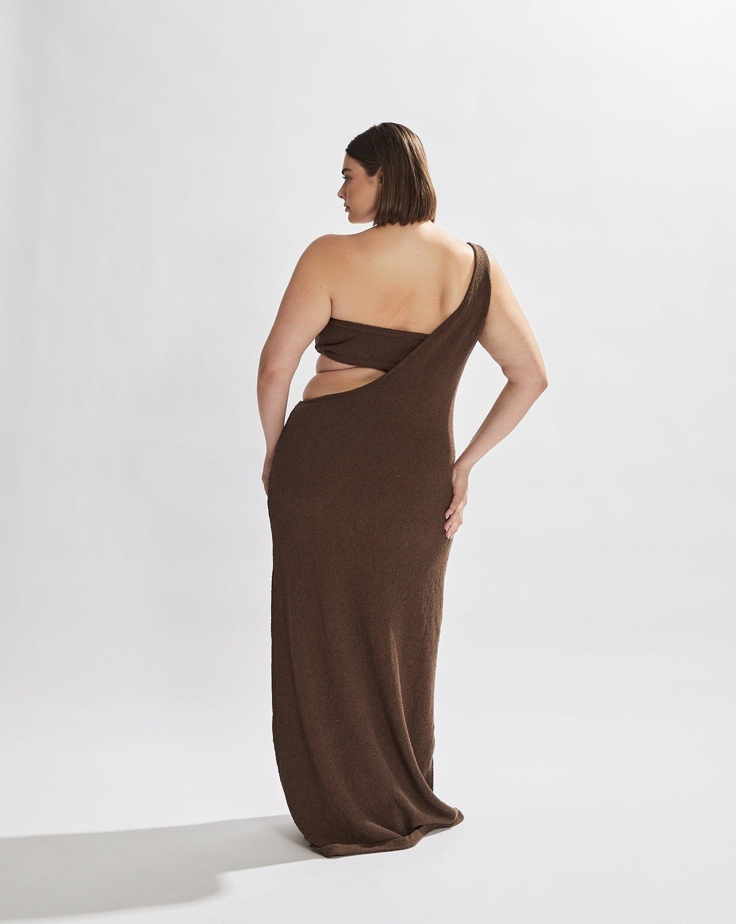 Solei Knit Maxi Dress - Chocolate