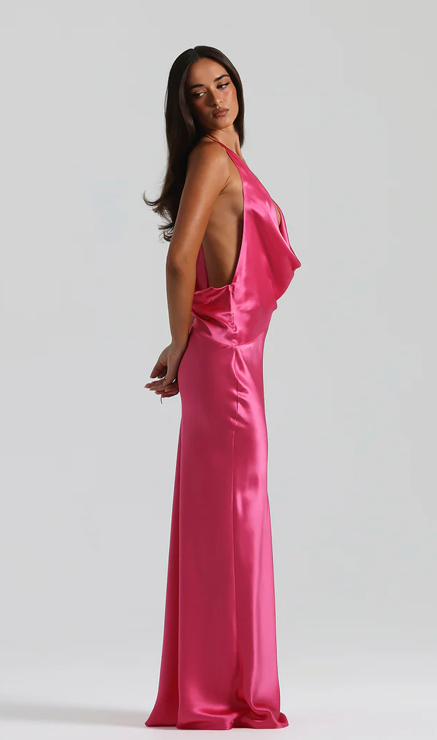 Gabi Gown - Neon Pink