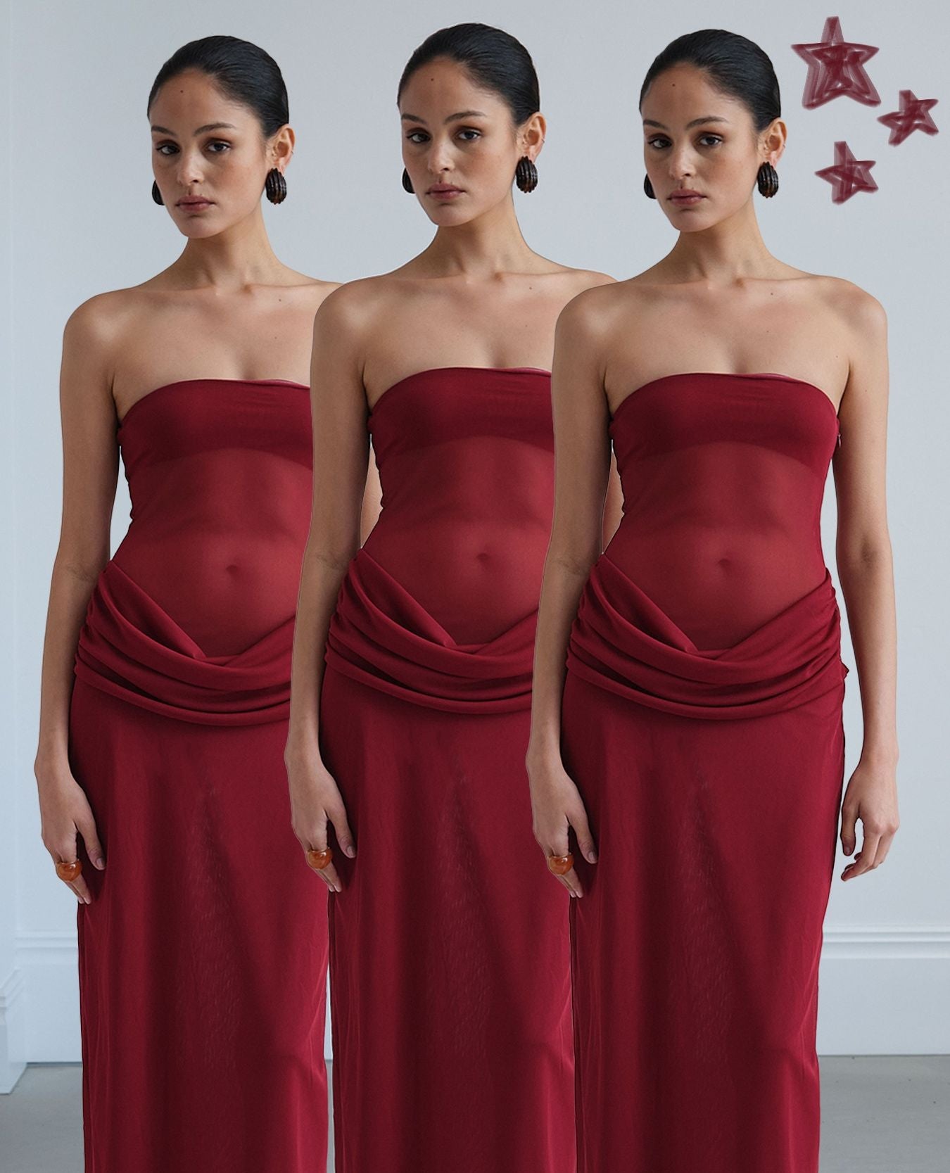 Petra Maxi Dress - Wine