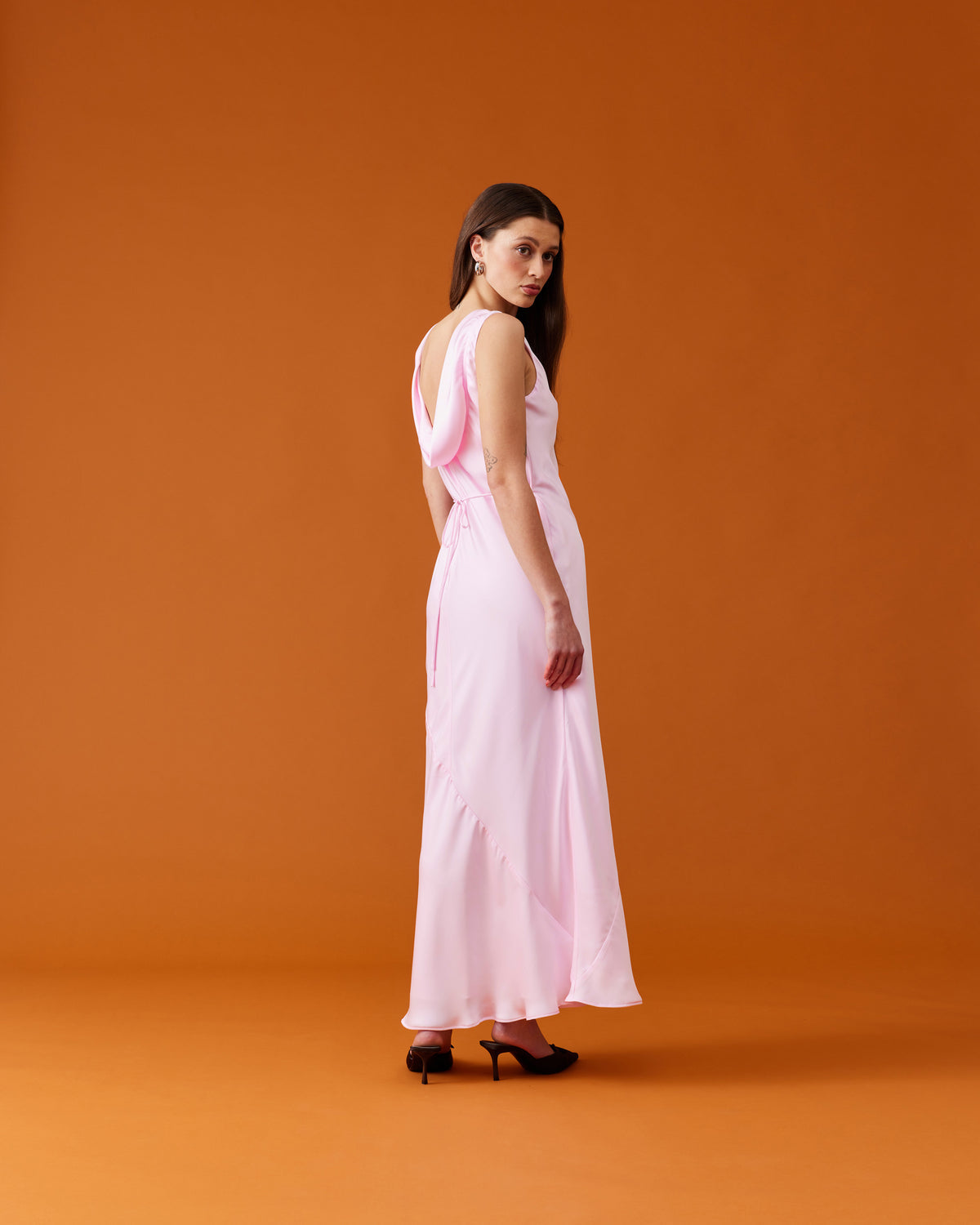 Firebird Cowl Gown - Festival Bloom