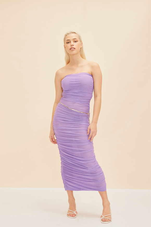 Ginni Mesh Dress - Wisteria