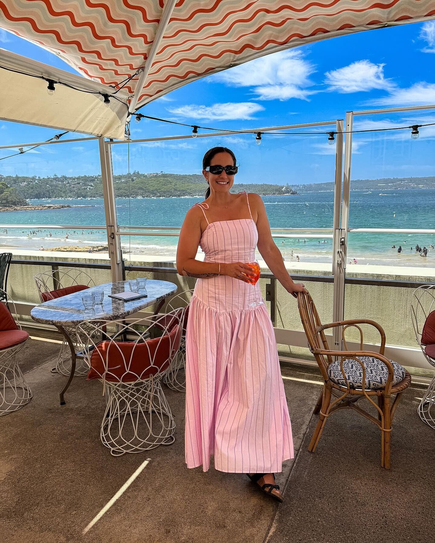 Trulli Maxi Dress - Lilac Candy Stripe