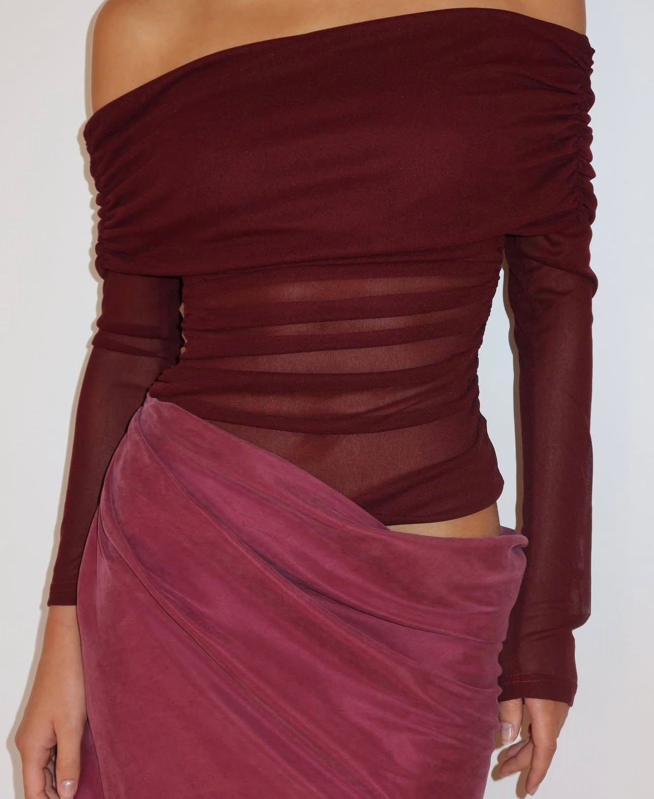 Luca Mini Dress - Plum