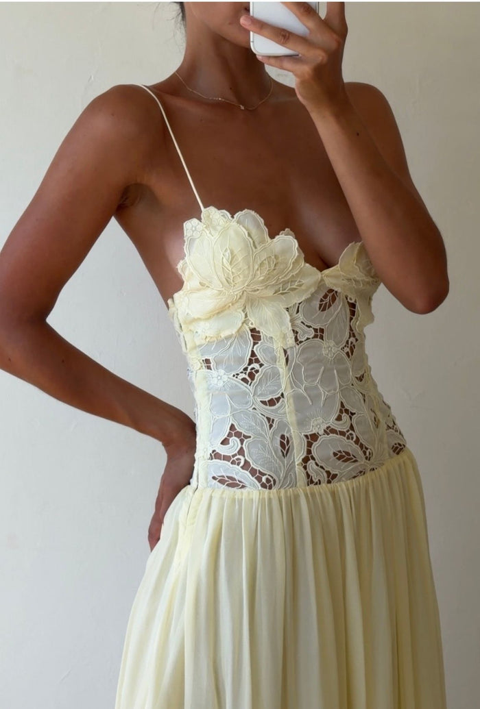 Stephanie Maxi Dress - Butter