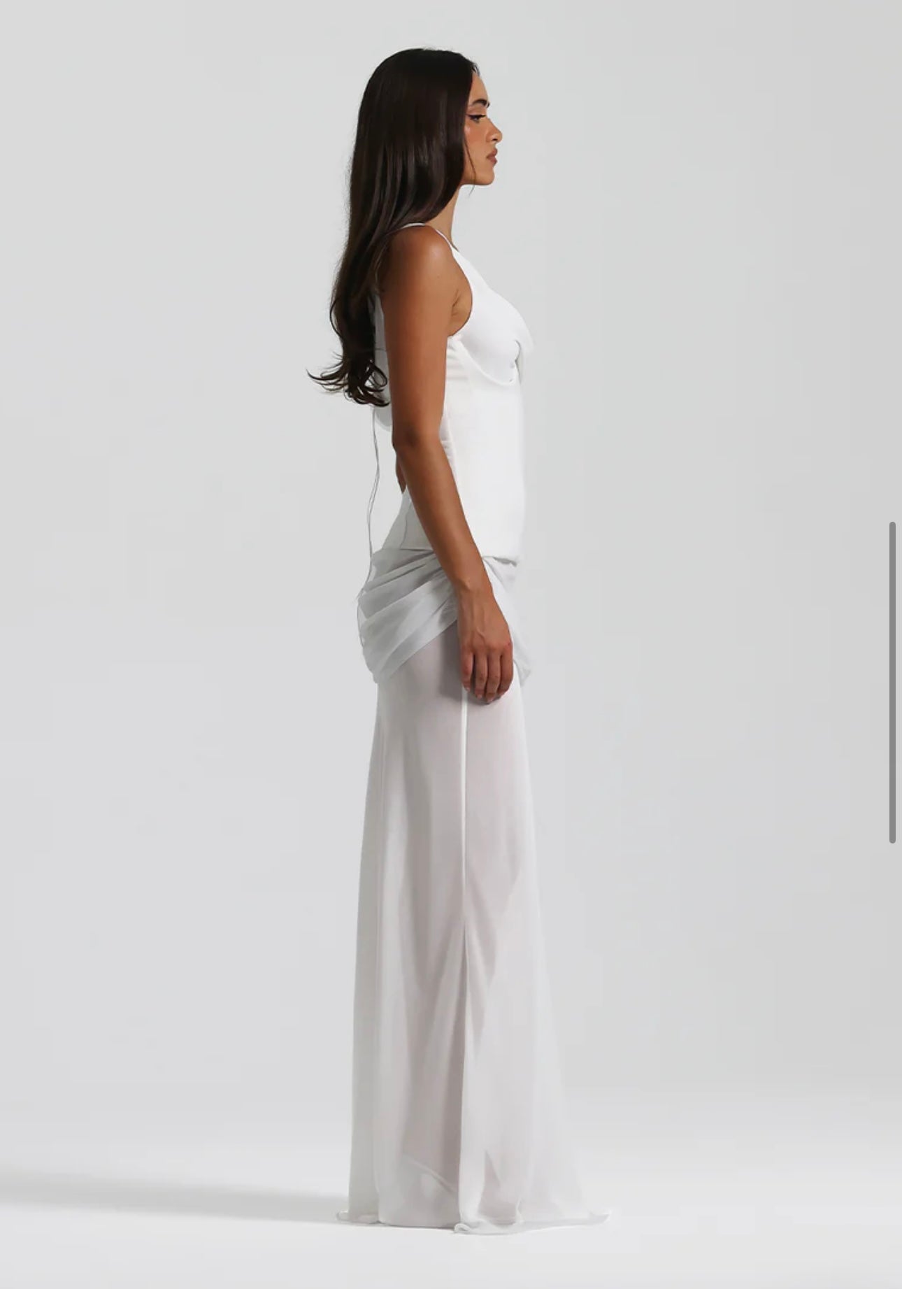 Cadence Gown - White