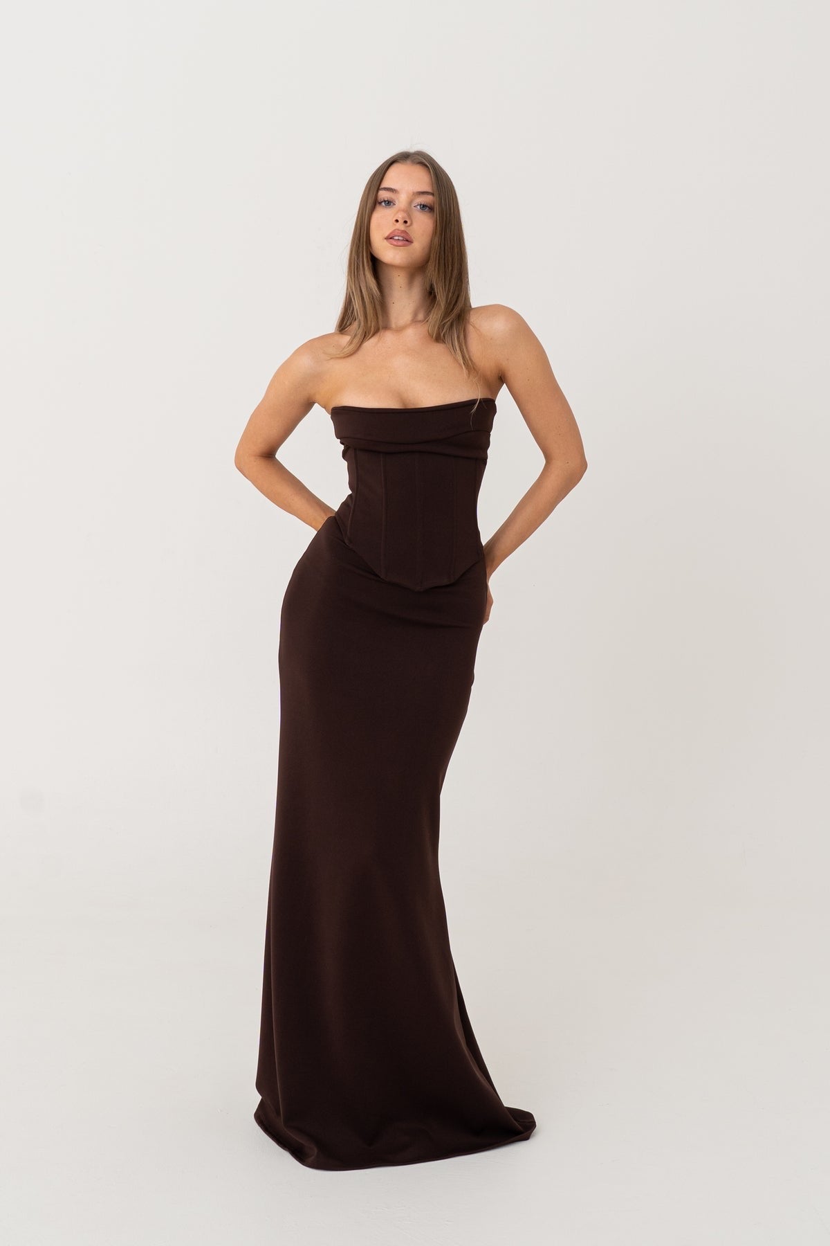 Louie Gown - Brown