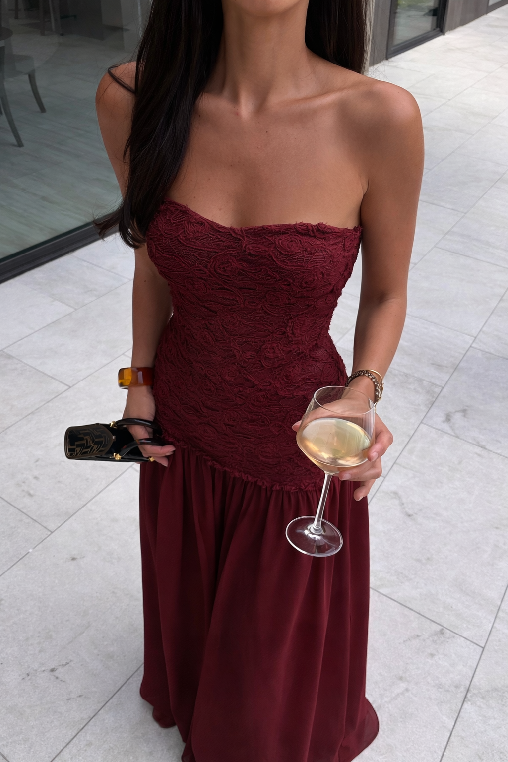 Renata Dress - Port
