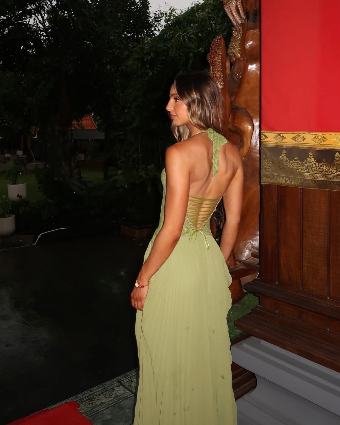 Gaia Gown - Green