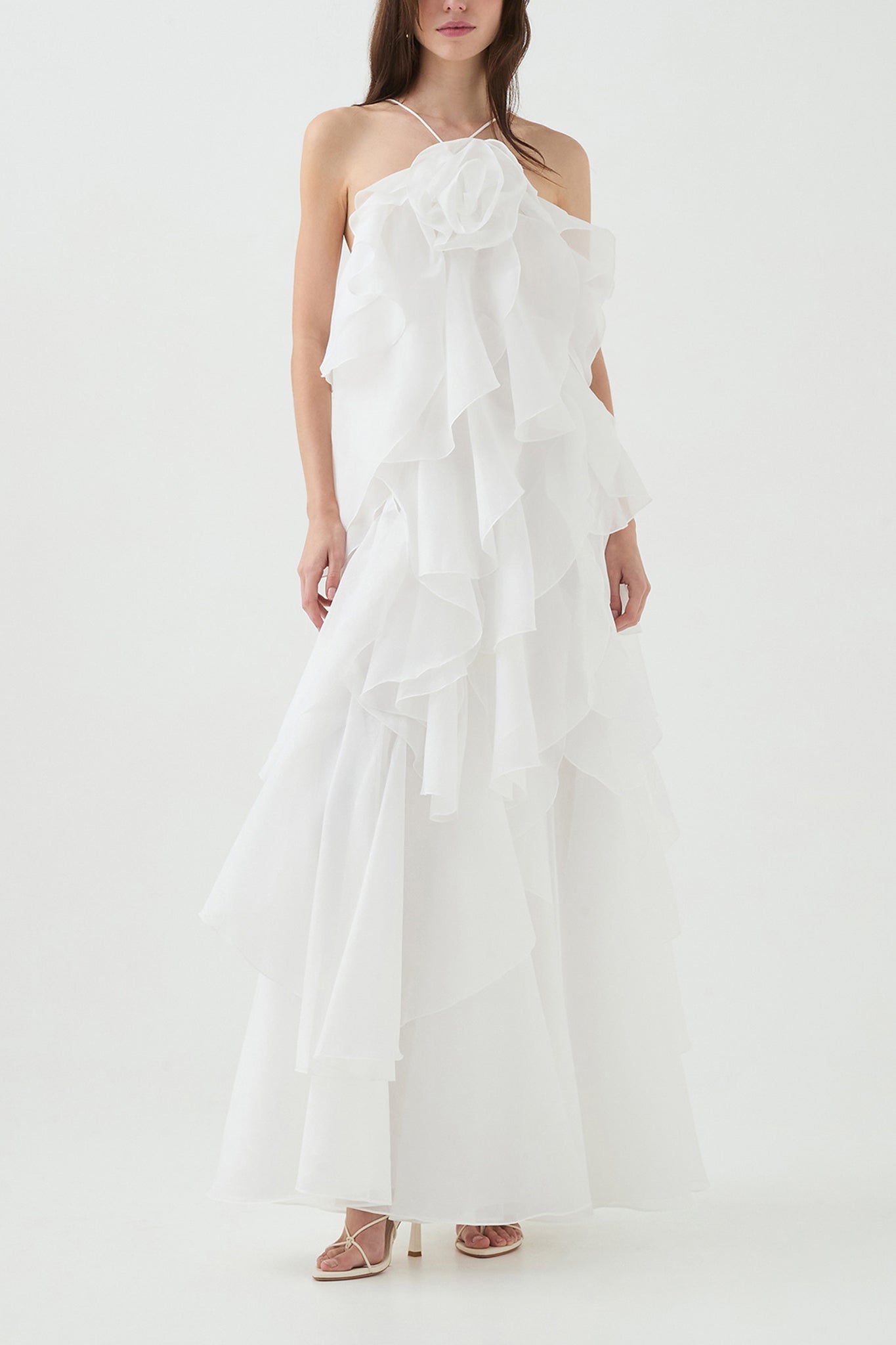 Pandorea Layered Maxi Dress - Ivory