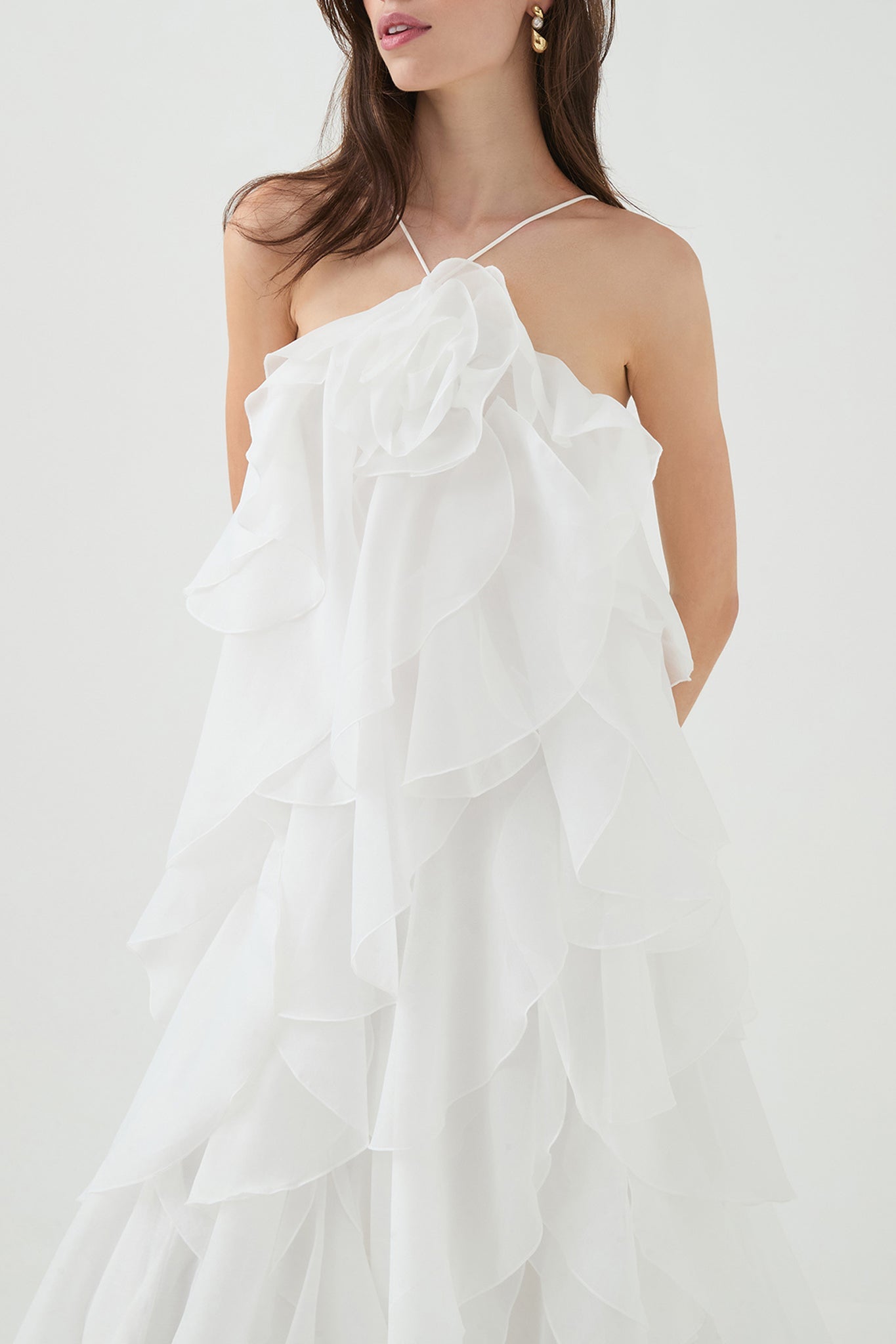 Pandorea Layered Maxi Dress - Ivory