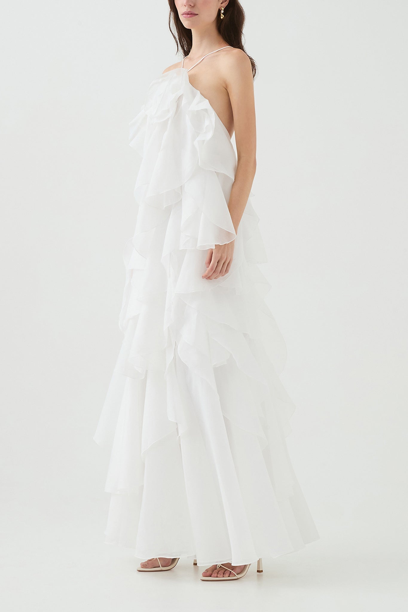 Pandorea Layered Maxi Dress - Ivory