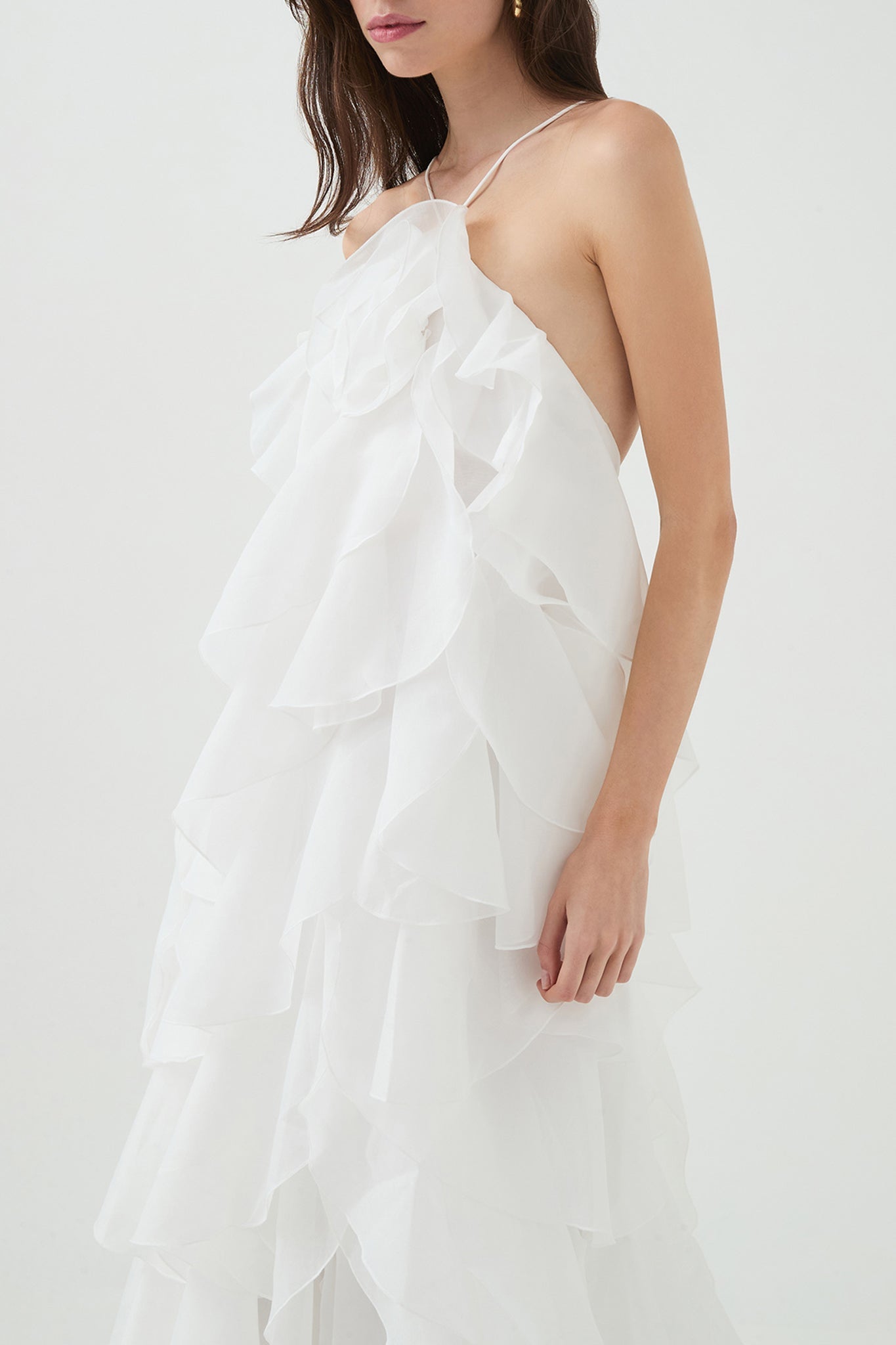 Pandorea Layered Maxi Dress - Ivory