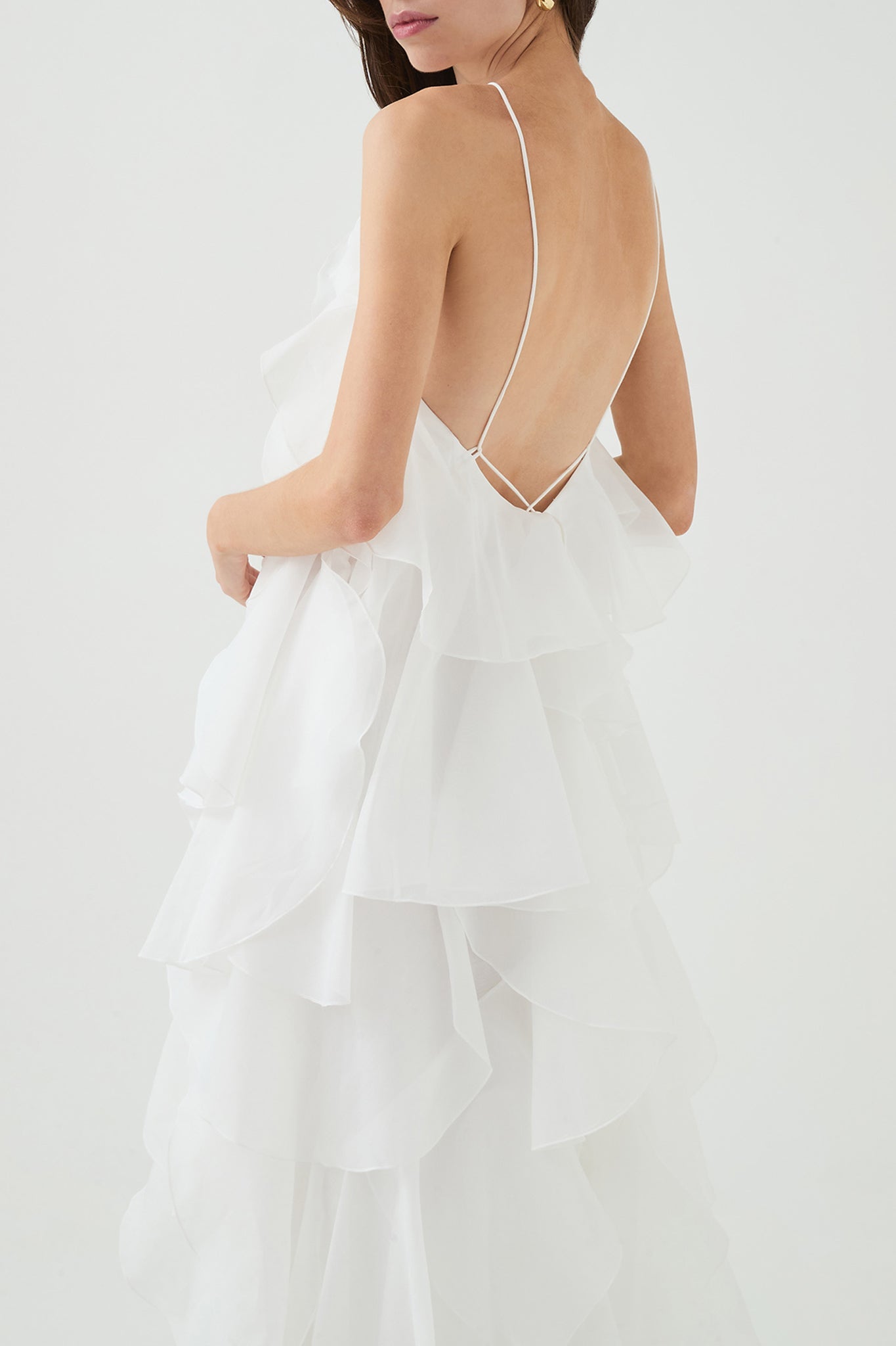 Pandorea Layered Maxi Dress - Ivory