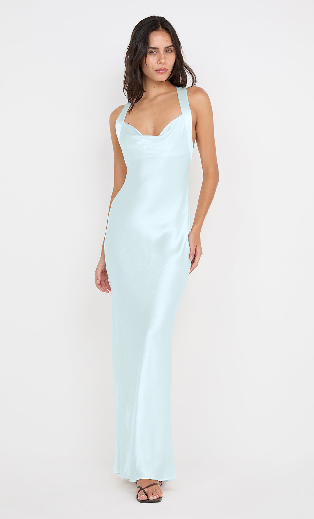 Gia Halter Maxi Dress - Arctic Blue