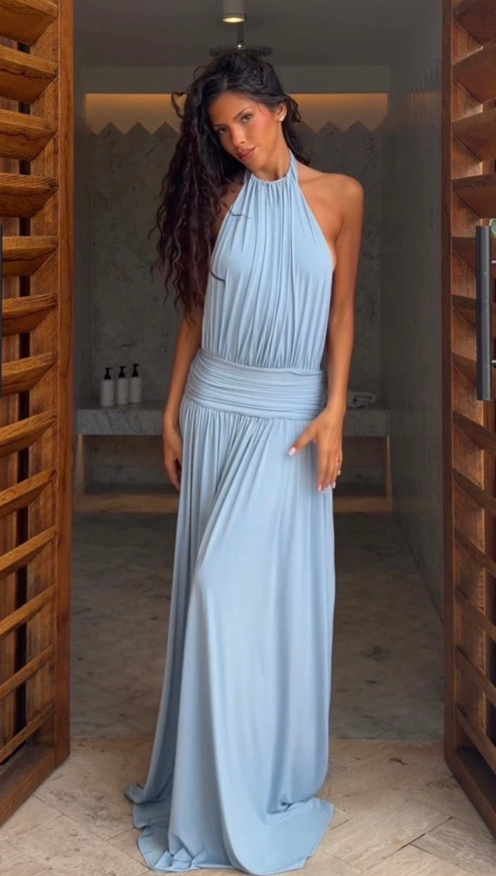 Santina Dress - Sky