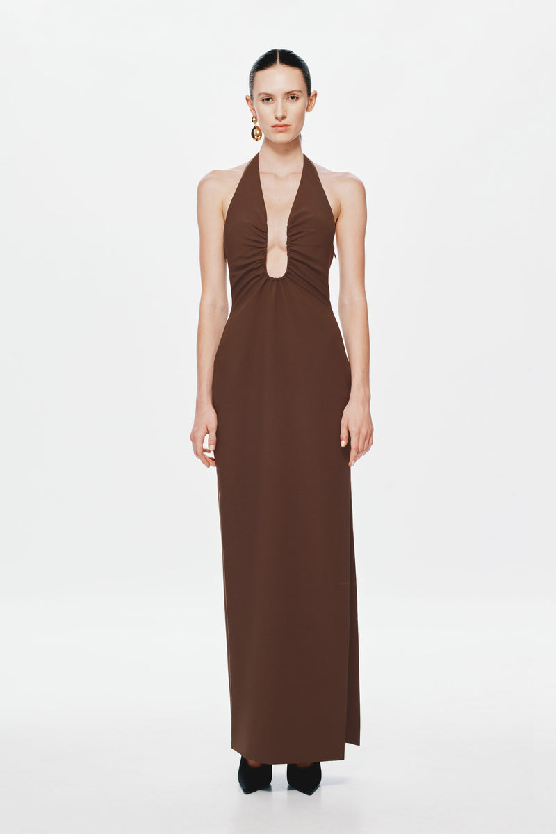 Alusia Dress - Chocolate