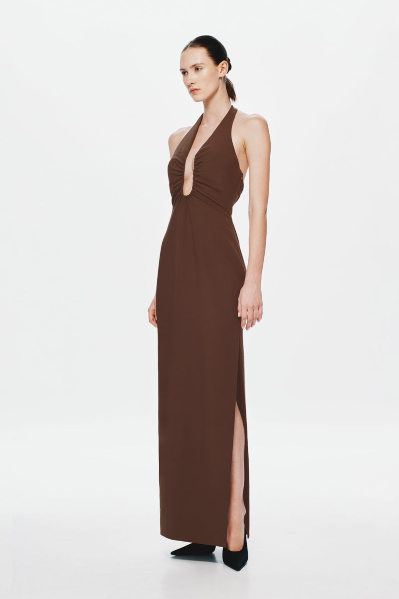 Alusia Dress - Chocolate