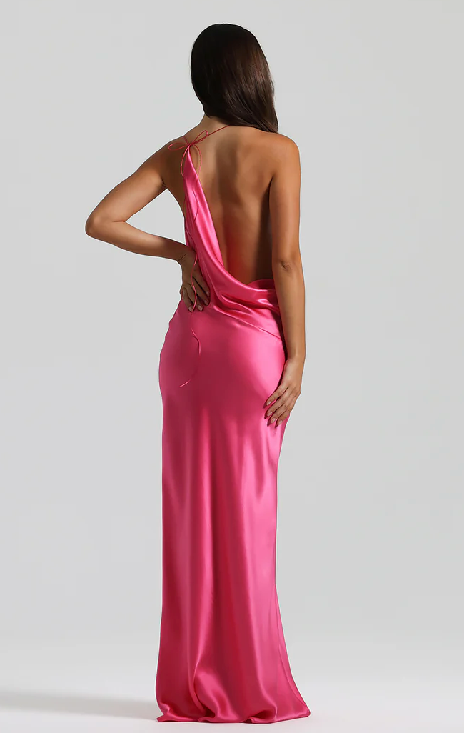 Gabi Gown - Neon Pink