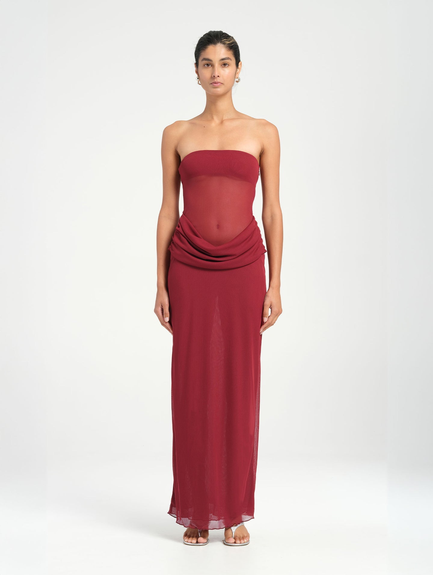 Petra Maxi Dress - Wine