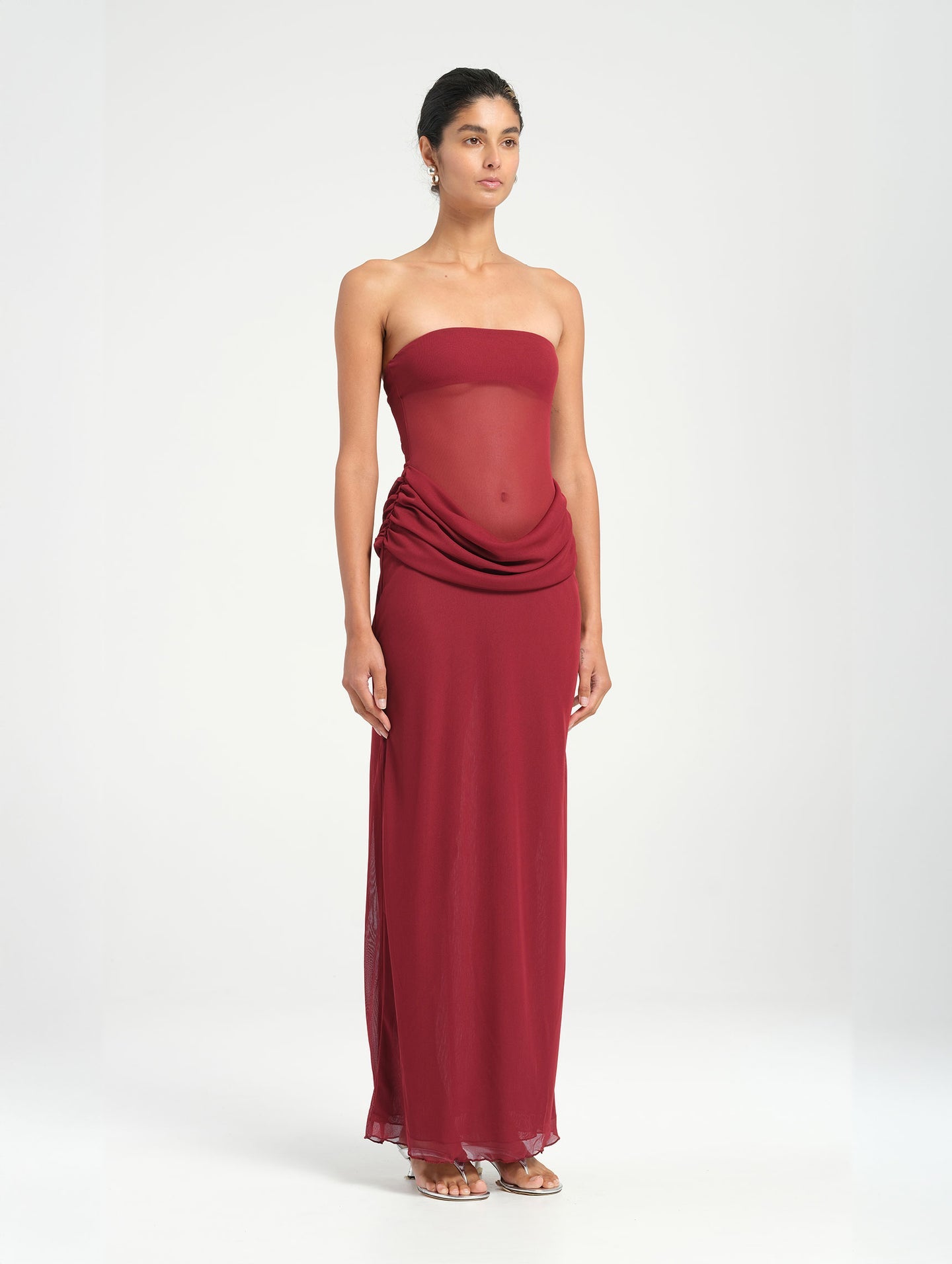 Petra Maxi Dress - Wine