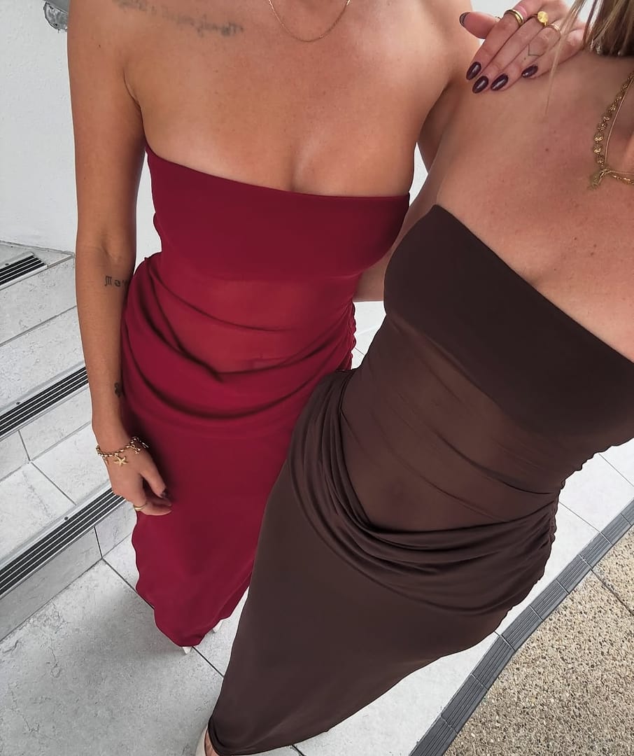 Petra Maxi Dress - Wine