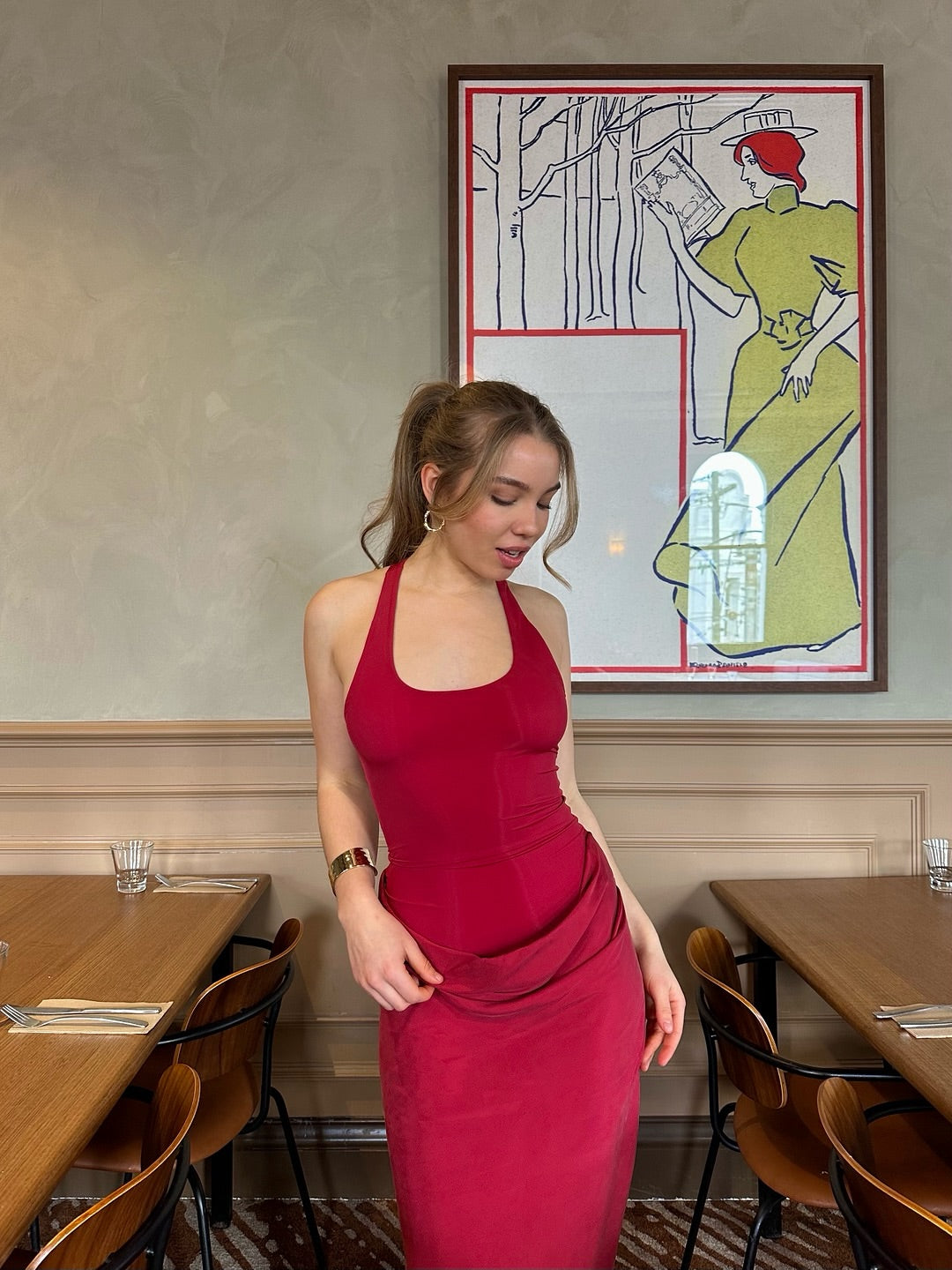 Jade Maxi Dress - Scarlet