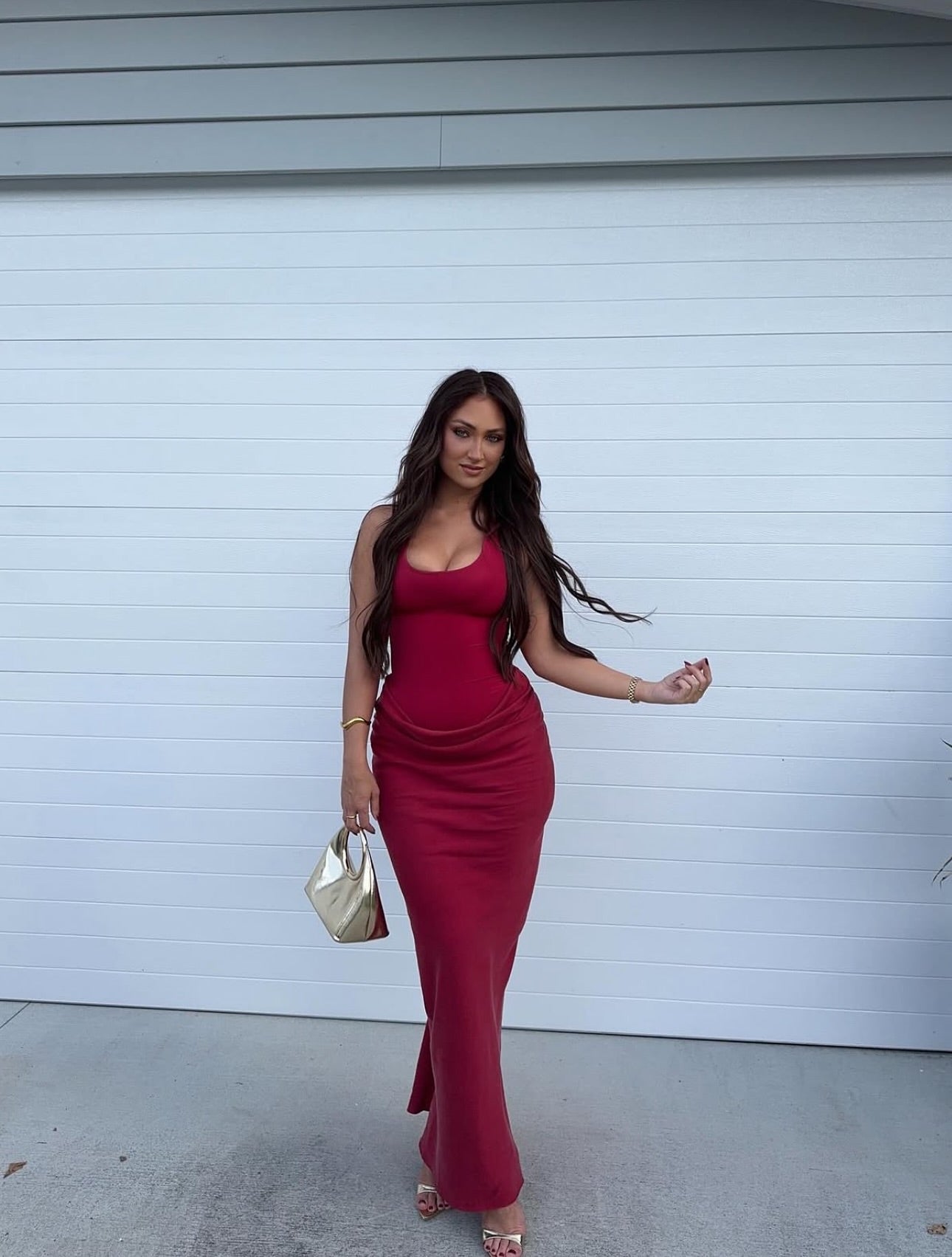 Jade Maxi Dress - Scarlet