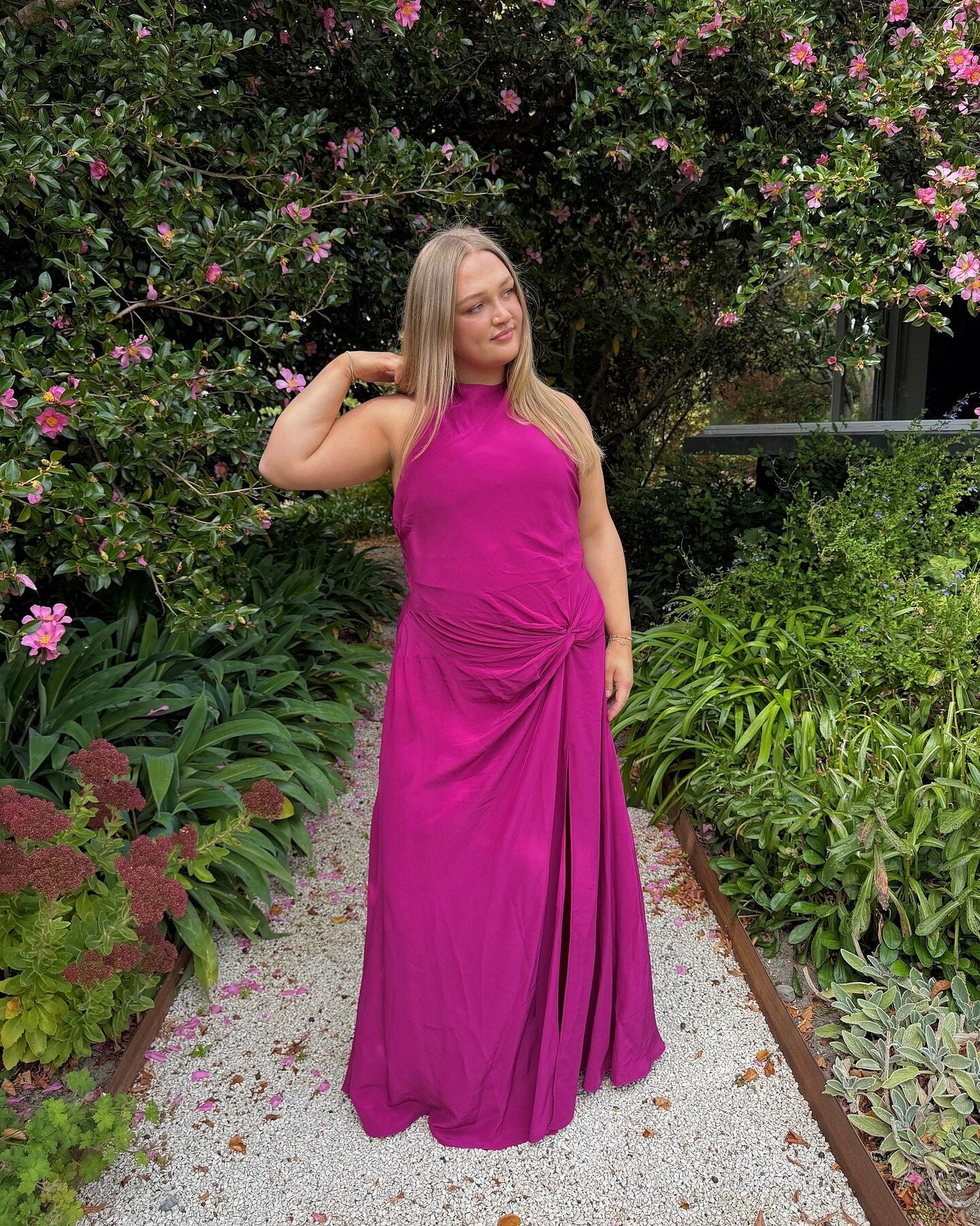Madrid Gown - Magenta