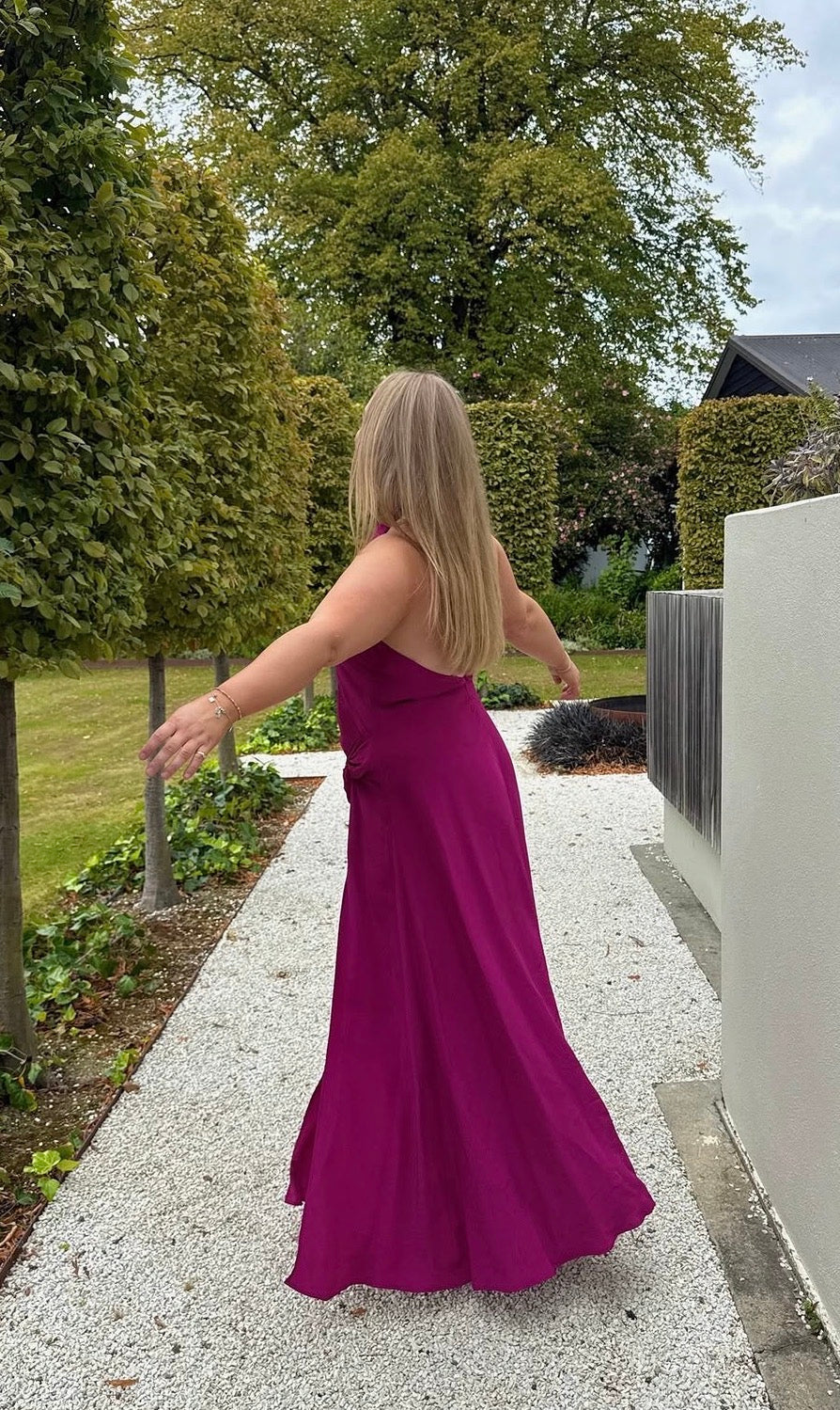 Madrid Gown - Magenta