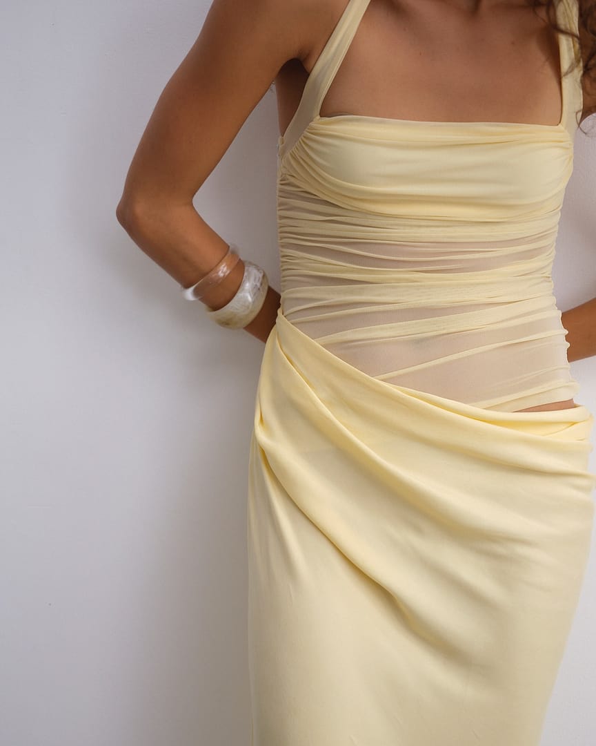 Gina Maxi Dress - Butter
