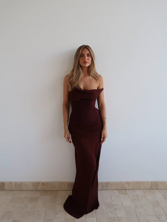 Cadence Gown - Espresso