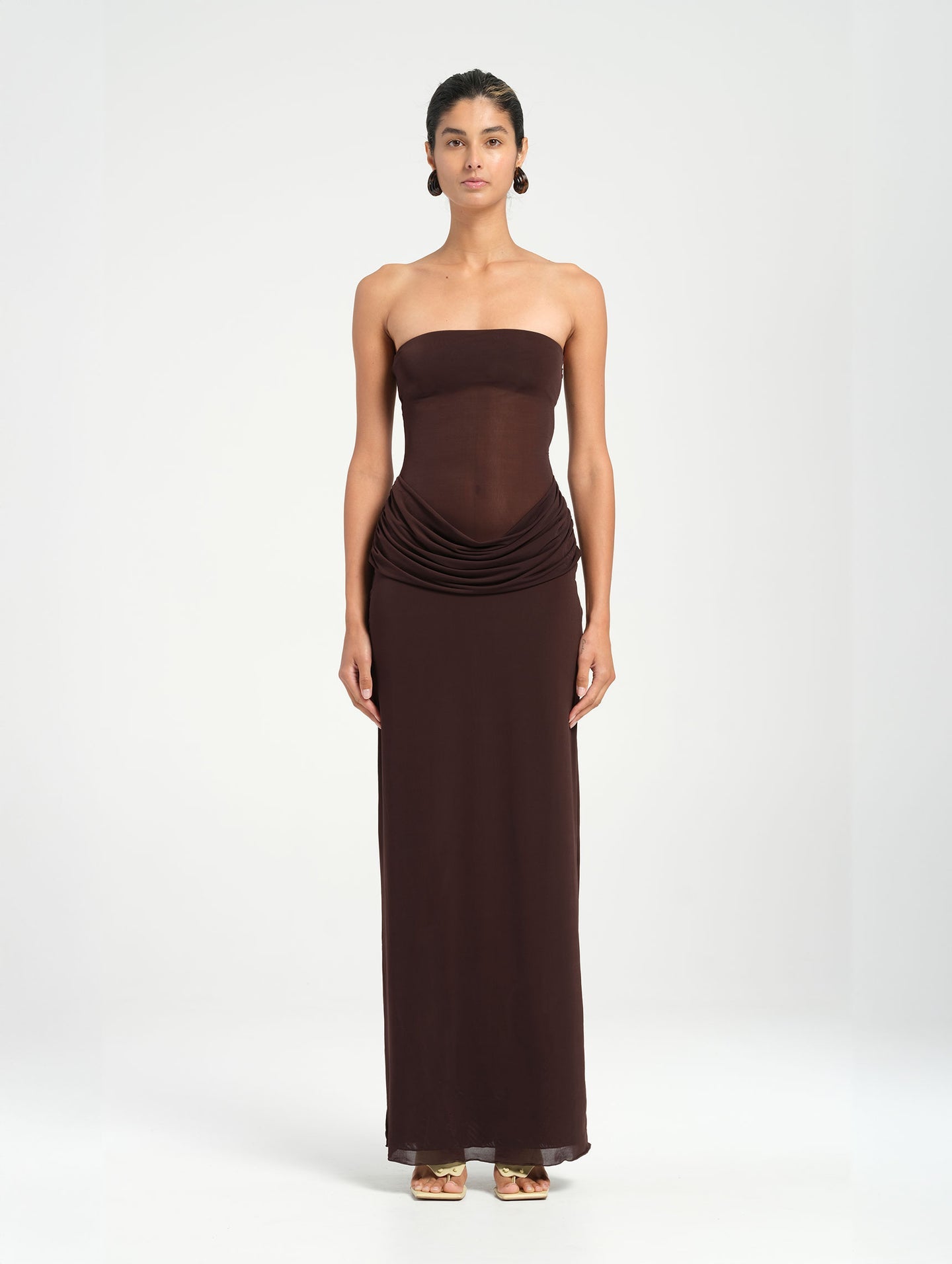 Petra Maxi Dress - Chocolate