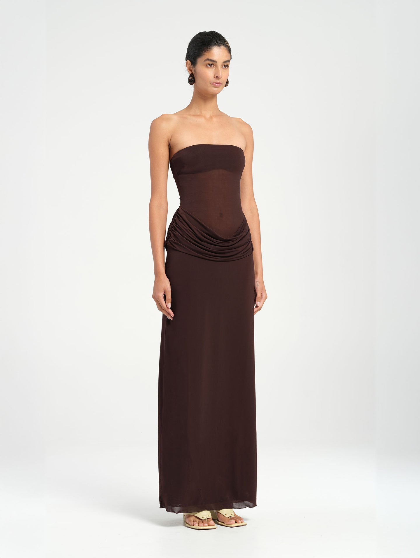 Petra Maxi Dress - Chocolate