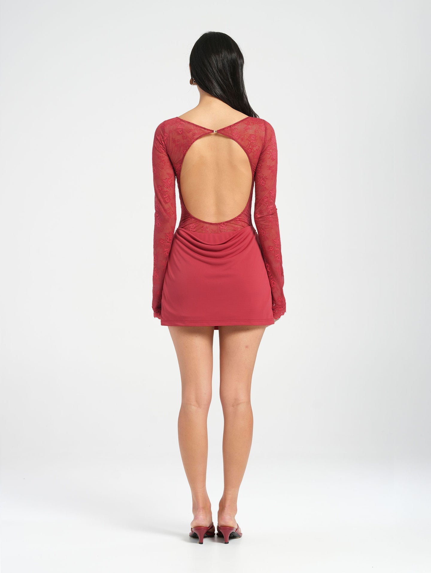 Oskar Mini Dress - Raspberry