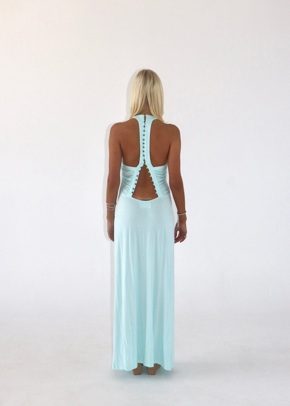 Angelina Maxi Dress - Aqua