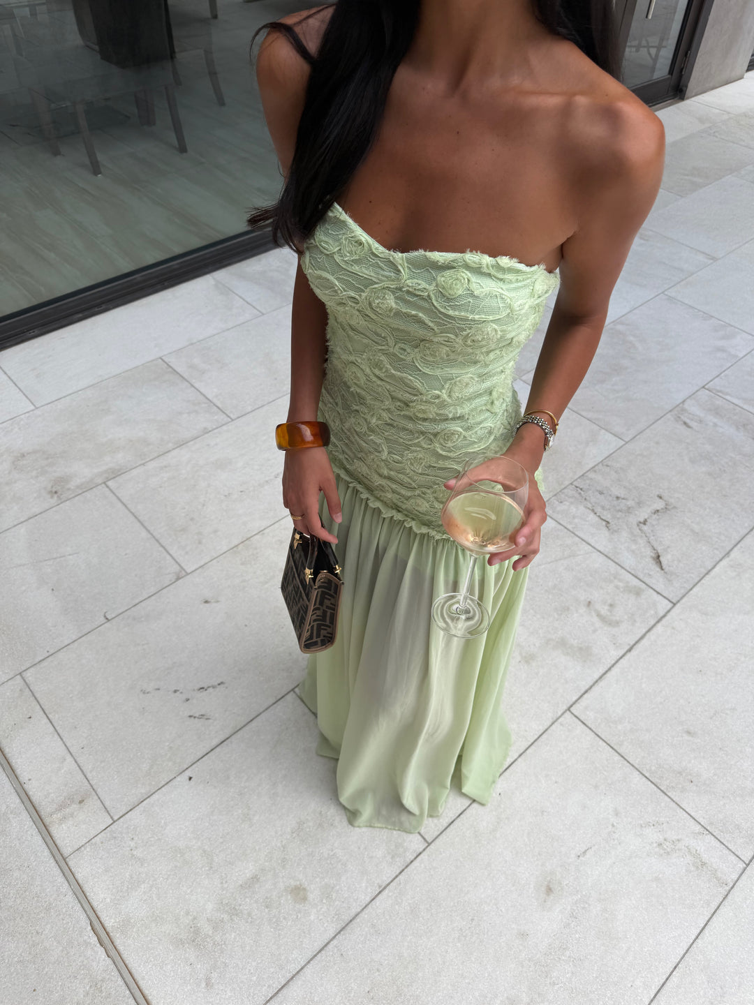 Renata Dress - Mint