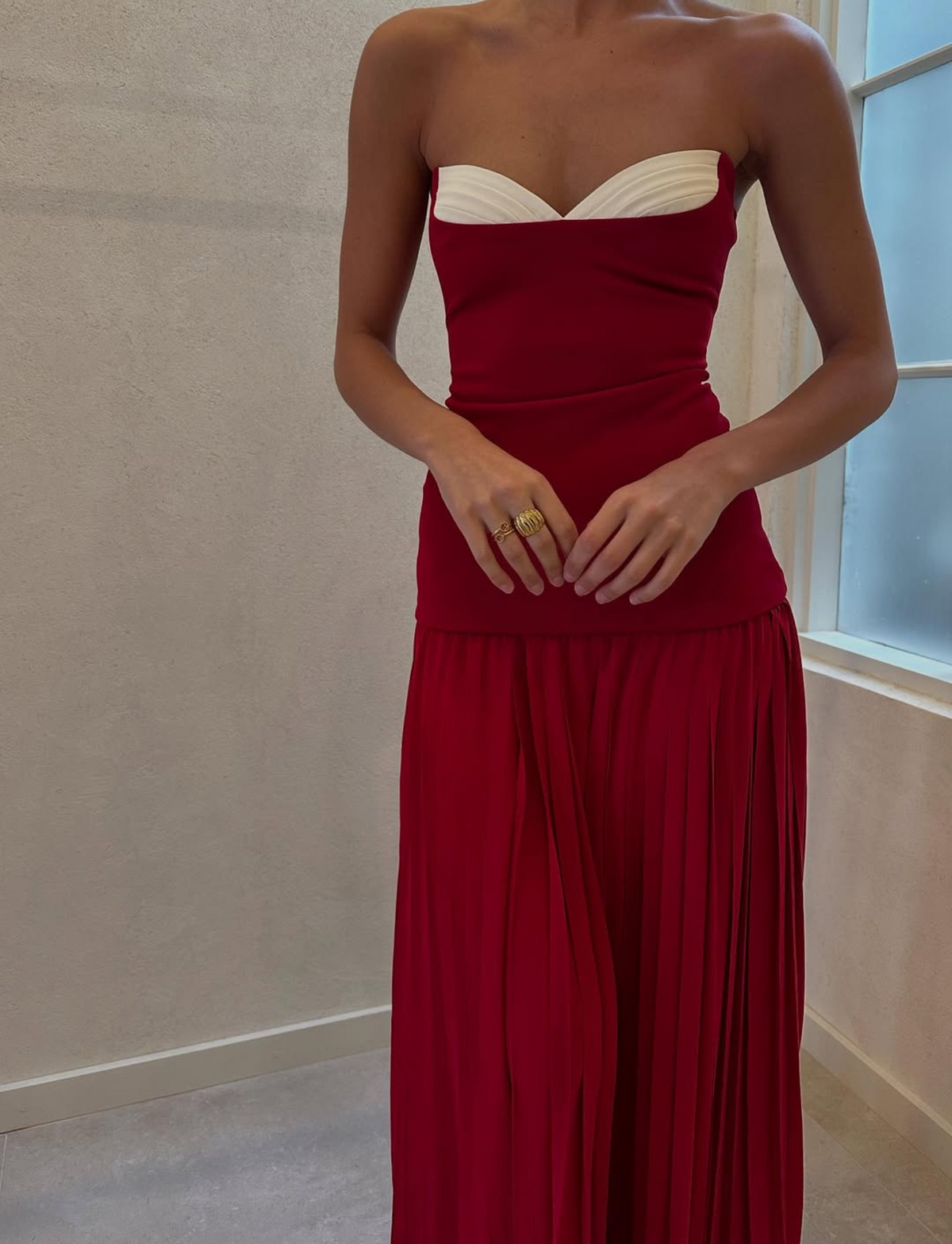 Nicolette Gown - Raspberry
