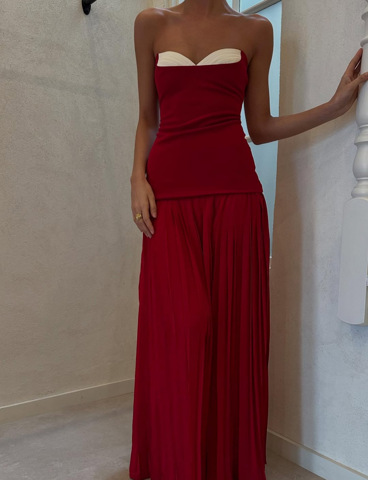 Nicolette Gown - Raspberry