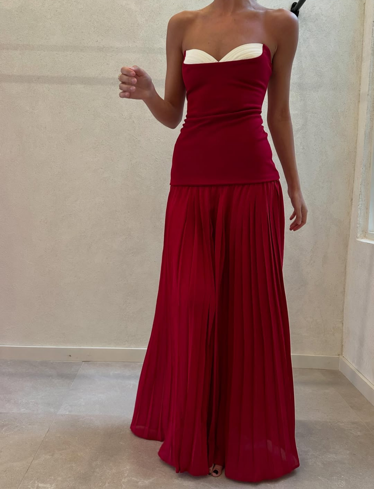 Nicolette Gown - Raspberry