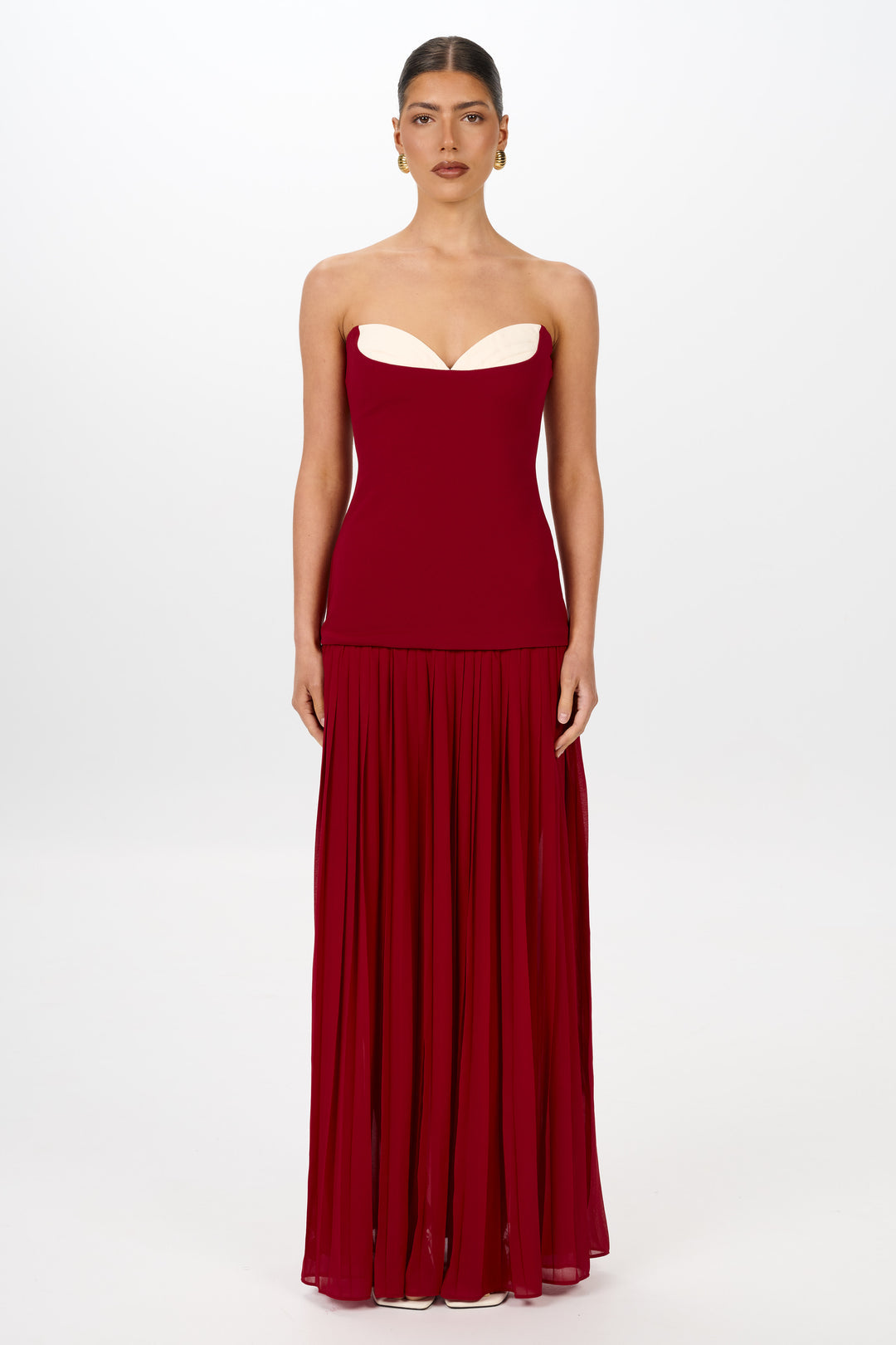 Nicolette Gown - Raspberry