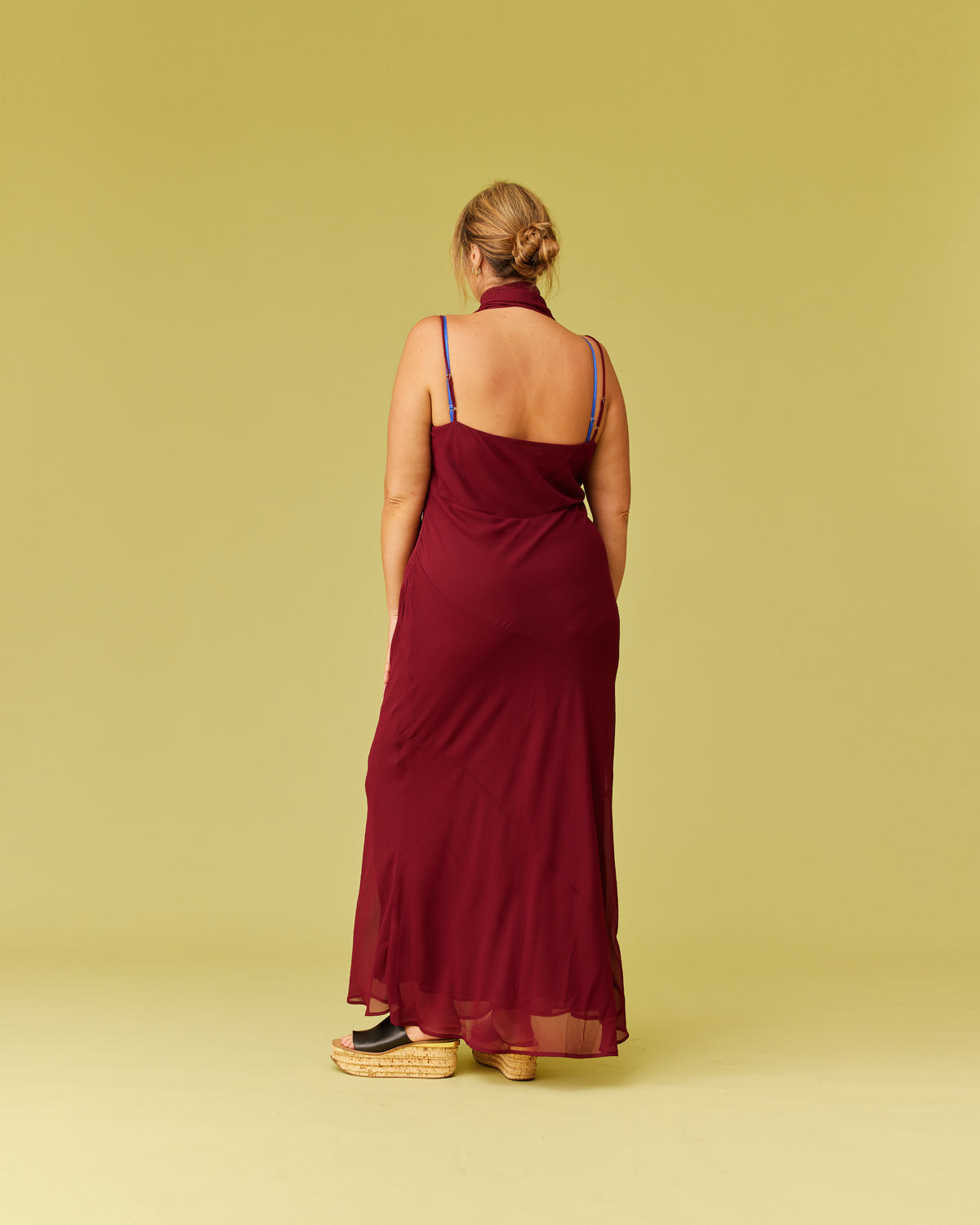 Ruby Riley Sash Dress - Merlot