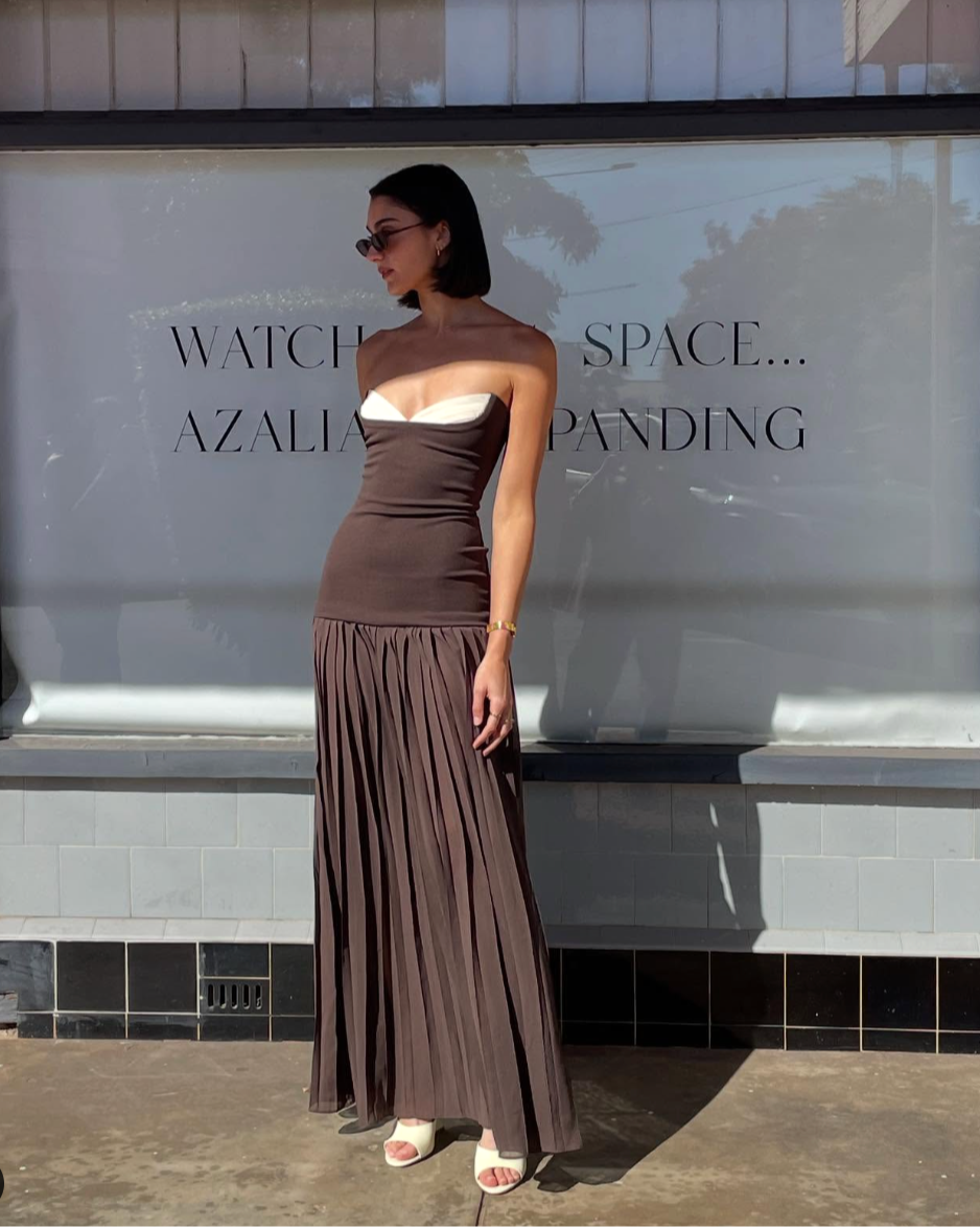 Nicolette Gown - Espresso