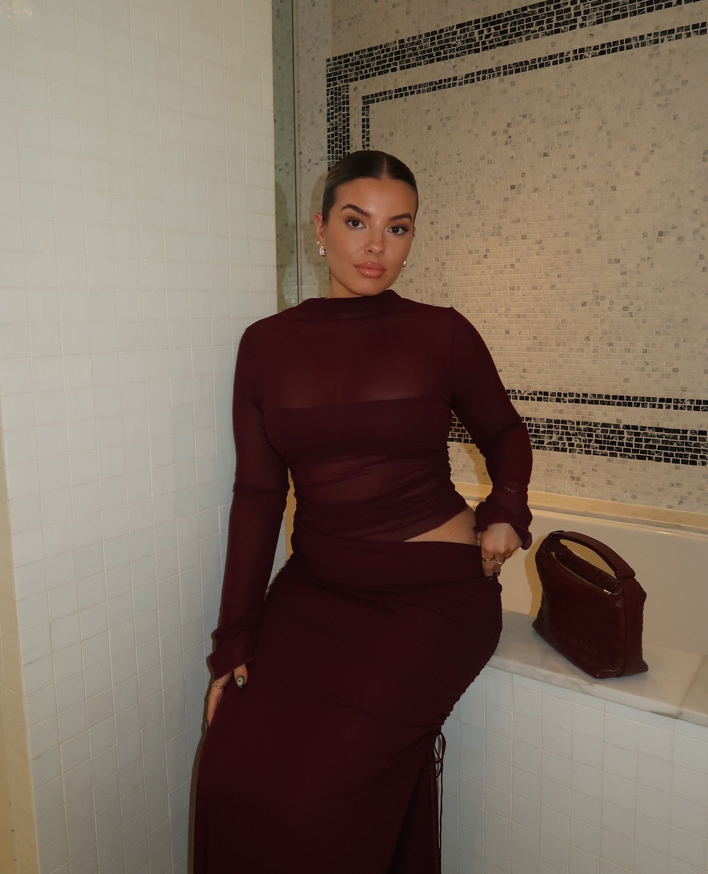 Mable Maxi Dress - Plum