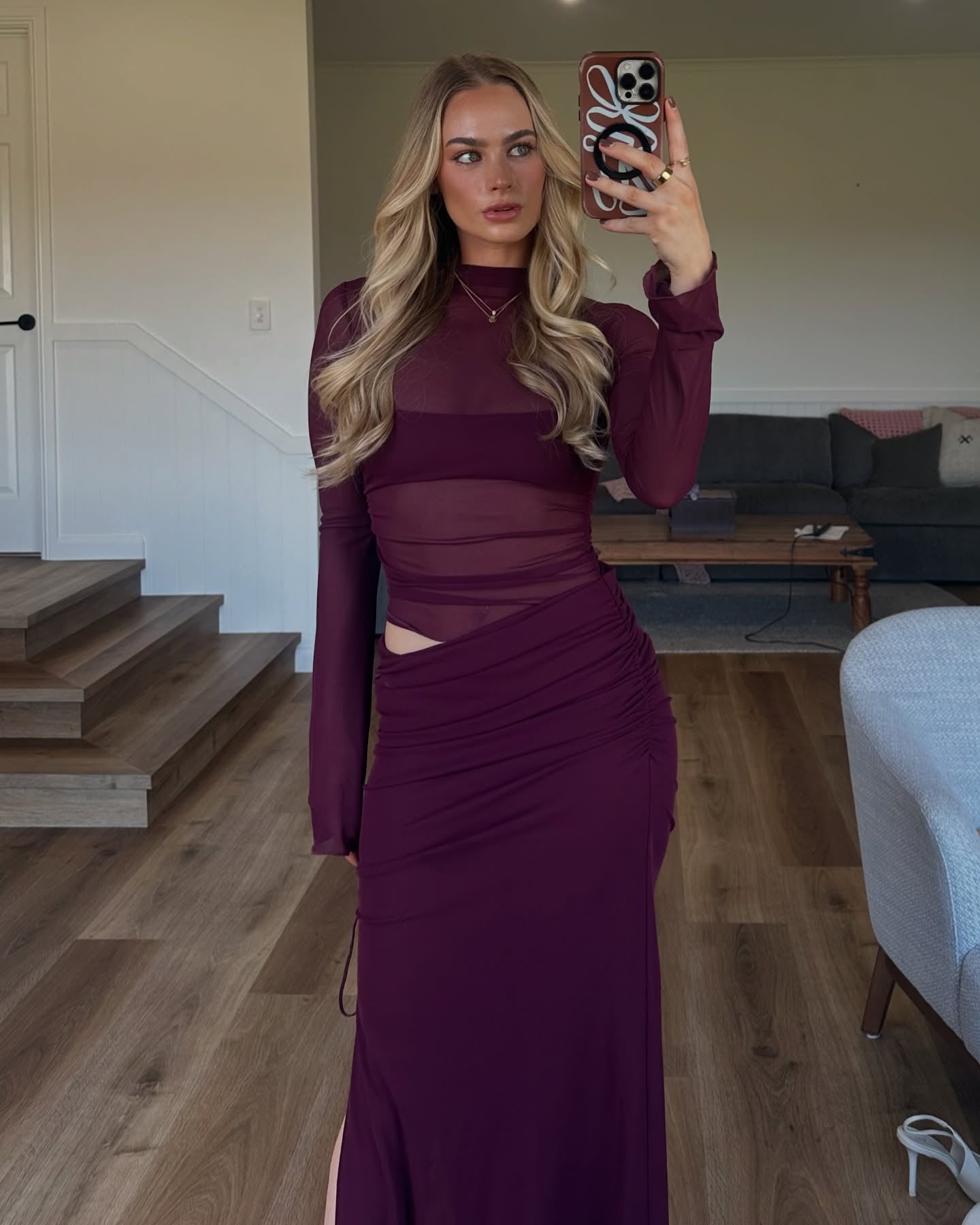 Mable Maxi Dress - Plum