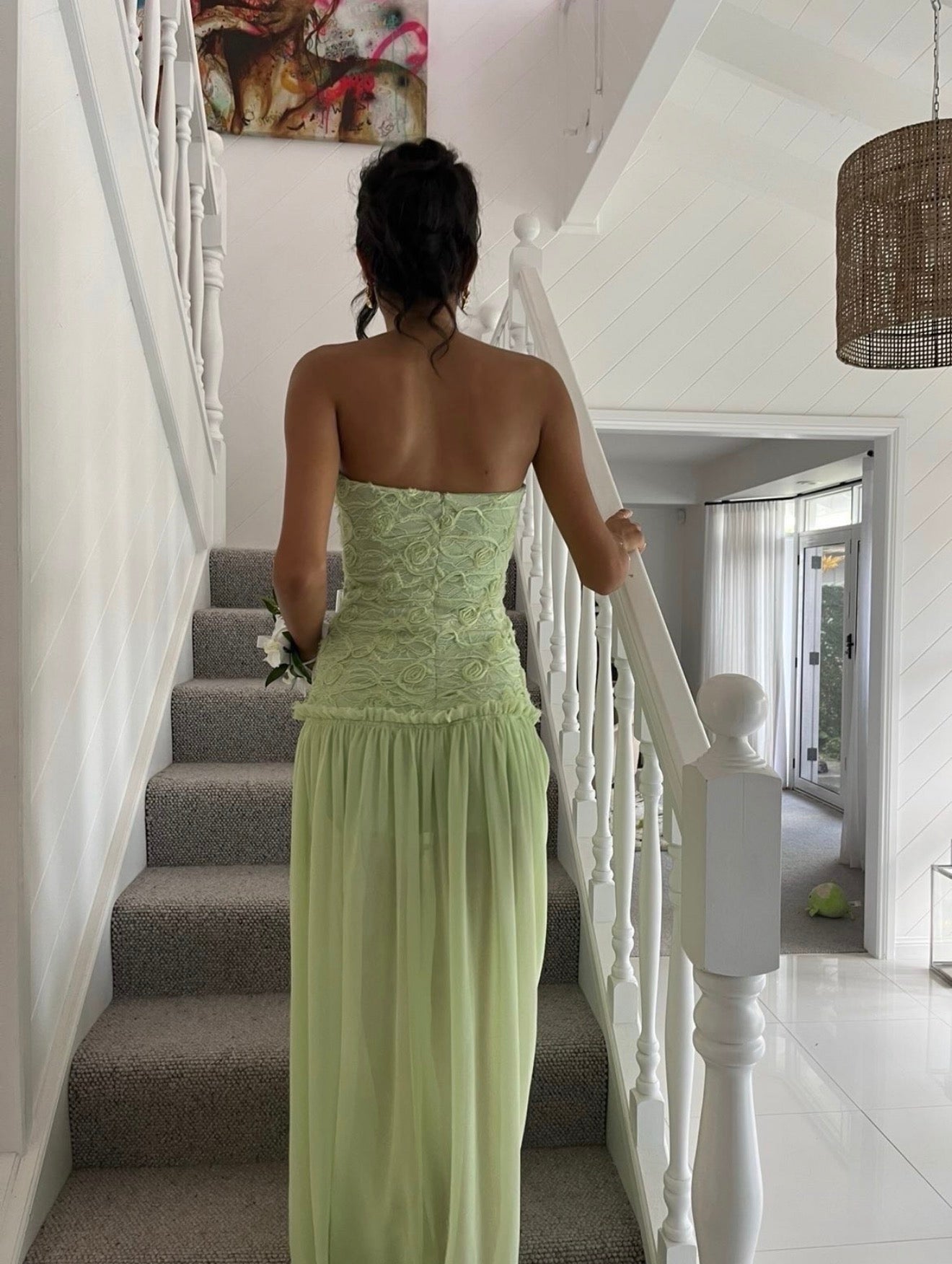 Renata Dress - Mint